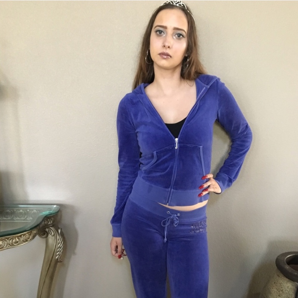 purple juicy couture sweatsuit 💜